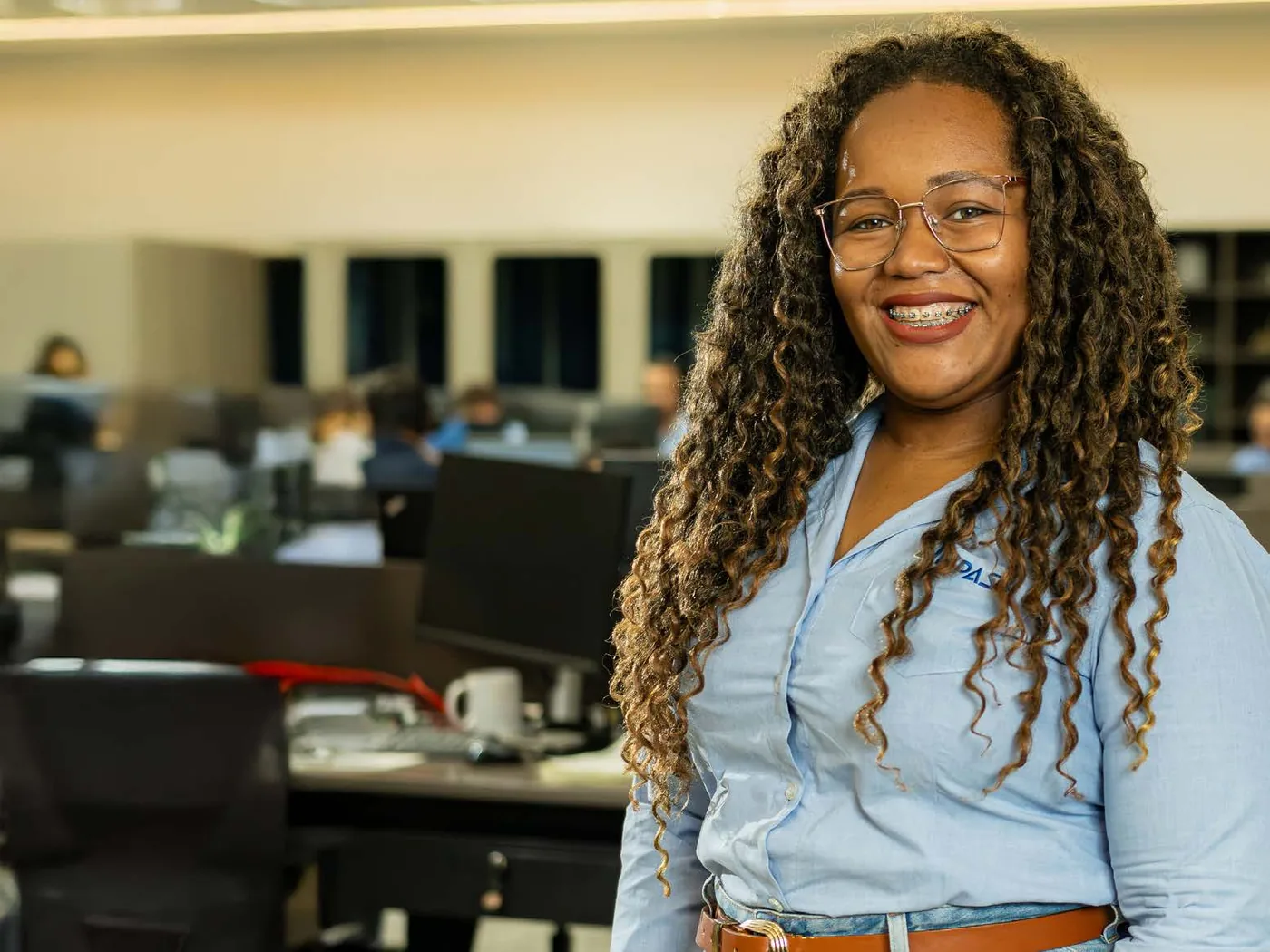 Profissional da Inpasa no escritório corporativo